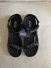 Sandalen schwarz skechers gebraucht kaufen  München