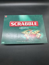 scrabble oryginał Mattel W doskonałym stanie Kompletny , używany na sprzedaż  Wysyłka do Poland