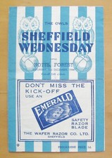Sheffield wednesday nottingham for sale  UK