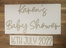 Personalised baby shower for sale  BURY ST. EDMUNDS