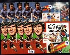 MZ 5X DJIBOUTI 1982 - SEM MARCA DE CHARNEIRA - IMPERFEITO - FUTEBOL - ESPANHA - SOBREIMPRESSÃO comprar usado  Enviando para Brazil