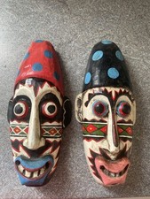 Pair indonesian wooden for sale  SHEERNESS