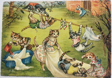 Cartoon cats. postcard. for sale  KINGSTON UPON THAMES