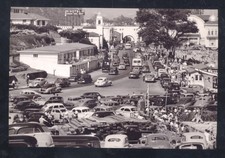 Usado, FOTO REAL SANTA CRUZ CALIFÓRNIA CENTRO CENA DE RUA CARROS CARTÃO POSTAL CÓPIA comprar usado  Enviando para Brazil