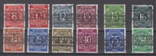 Ziffern Band aus Nr. 52 I - 68 I gestempelt - Stempel falsch - Aufdruck echt comprar usado  Enviando para Brazil