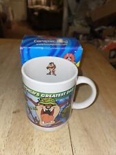 Usado, Taz "World's Greatest Pai" Looney Tunes Caneca Pesca/Golfe 3 3/4" Na Caixa comprar usado  Enviando para Brazil