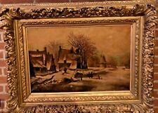 Paesaggio nordico olio usato  Alba