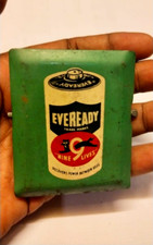 ANÚNCIO DE LATA VINTAGE BATERIAS EVEREADY CLIPE DE CORTINA DE PAPEL COLECIONÁVEL 1960 comprar usado  Enviando para Brazil