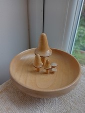 Wooden toadstool mushroom for sale  CANNOCK