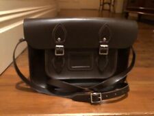 Leather satchel dark for sale  WOODHALL SPA