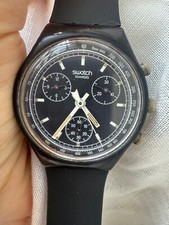 Swatch chrono black usato  Roma