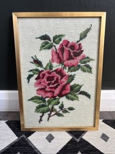 Vintage framed floral for sale  WIGAN