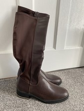 knee heel boots stretch for sale  CHELTENHAM