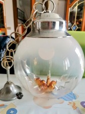 Lampadario sospensione vetro usato  Romano di Lombardia