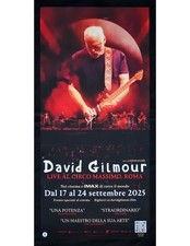Locandina david gilmour usato  Nocera Superiore