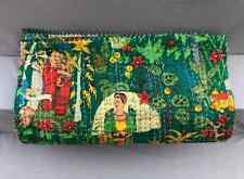 Usado, Cobertor cor verde queen size Frida Kahlo jogar colcha Kantha indiana feita à mão comprar usado  Enviando para Brazil