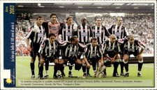 Cartolina calcio formazione usato  Italia