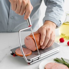 Herramienta de cocina con cortador de jamón de queso de acero inoxidable graduado cortador de jamón segunda mano  Embacar hacia Mexico