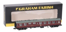 374-107 Graham Farish calibre N Mk1 RMB mini carro buffet E1854 BR marrom (usado) comprar usado  Enviando para Brazil