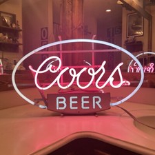 Coors beer neon for sale  Millsap