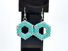 Hexagon earrings unique for sale  ASHFORD