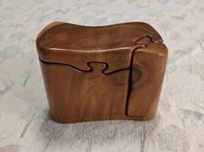 Caixa de quebra-cabeça vintage tesouro cedro vermelho com compartimentos secretos por M Mark Tise comprar usado  Enviando para Brazil