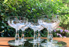 Set vintage etched for sale  SWANSEA