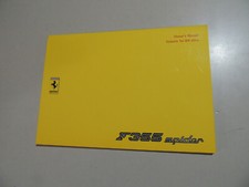 Ferrari F355 Spider (RHD) Riders Owner`s manual addendum Betriebsanleitung 1995 comprar usado  Enviando para Brazil