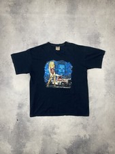 Camisa de caminhão vintage masculina grande azul caminhoneiro americano semi anos 90 Y2K EUA comprar usado  Enviando para Brazil