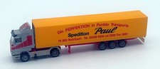 Usado, Nr. 2902 Albedo Scania 143M Sattelzug "Spedition Paul" Rohrbach 1:87 comprar usado  Enviando para Brazil