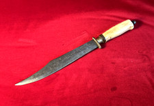 GRANDE FACA BOWIE MEXICANA DA ERA DA GUERRA ESPANHOLA AMERICANA CA 1898 COM ALÇA DE OSSO, usado comprar usado  Enviando para Brazil