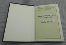 Kpd mitgliedsbuch 1954 gebraucht kaufen  Zeuthen