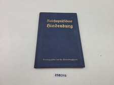 Buch reichspräsident hindenbu gebraucht kaufen  Burgstädt