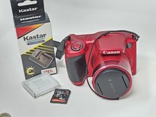 Usado, Câmera Digital Canon PowerShot SX400 IS 16MP Vermelha Com Acessórios  comprar usado  Enviando para Brazil