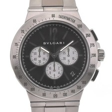 com papel BVLGARI Diagono DG41SCH cronógrafo relógio masculino automático L#140140 comprar usado  Enviando para Brazil