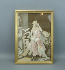 Ravissant tableau soie d'occasion  Montrichard