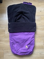 Nipper footmuff purple for sale  MANCHESTER