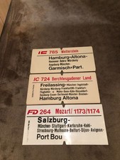 Zuglaufschild set große gebraucht kaufen  Wallenhorst