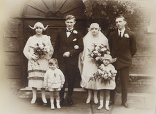 1920s wedding group for sale  SALISBURY