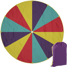 Gioco paracadute arcobaleno usato  Roma