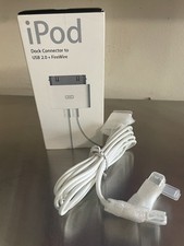 Usado, Conector Dock Apple iPod (30 pinos) para FireWire + USB duplo (cabo Y) M9126G/A comprar usado  Enviando para Brazil