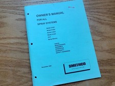 Smithco spray systems for sale  Burlington