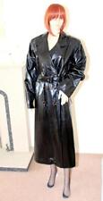 Usado, VINTAGE FOUR SEASONS PRETO ALTO BRILHO PVC CAPA DE CHUVA LONGA TRENCH COAT MAC Tamanho 12 comprar usado  Enviando para Brazil