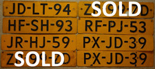 Netherlands license plate for sale  Huntsville