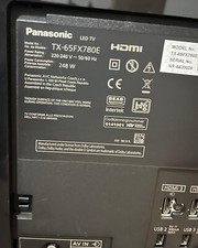 Panasonic 65fx780e led usato  Ragalna