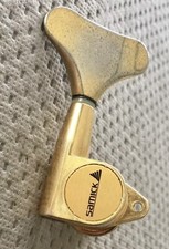 Usado, Antigo Samick Saturn Baixo Logotipo Original Baixo Lateral Afinador Dourado Tuning Peg comprar usado  Enviando para Brazil