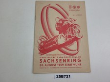 Programmheft sachsenring 1959 gebraucht kaufen Programmheft sachsenring 1959 gebraucht kaufen  Burgstädt