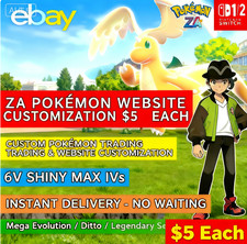 ? Pokemon Legends Z-A 6IV Brilhante Personalizado | Qualquer Seg | Comércio Rápido! 60 Mega Brilhante comprar usado ? Pokemon Legends Z-A 6IV Brilhante Personalizado | Qualquer Seg | Comércio Rápido! 60 Mega Brilhante comprar usado  Enviando para Brazil