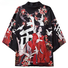 Cardigã masculino feminino verão anime beleza diabo quimono estilo streetwear novo EUA comprar usado  Enviando para Brazil