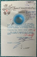 Rara fattura olio usato  Torino